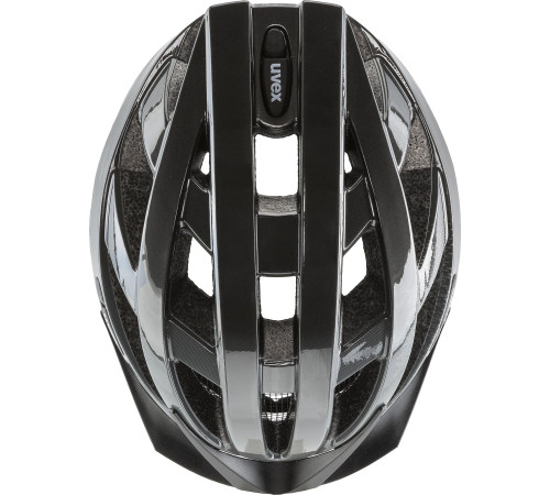 Шолом UVEX AIR WING M 52-57 см сіро-чорний