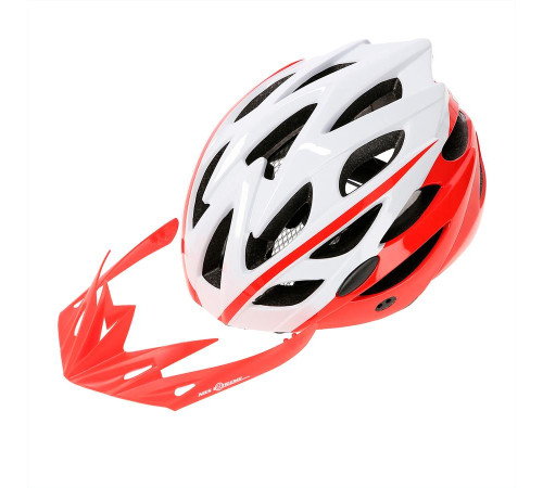 Шолом розмір L(59-65см) NILS EXTREME MTW210 червоно-білий