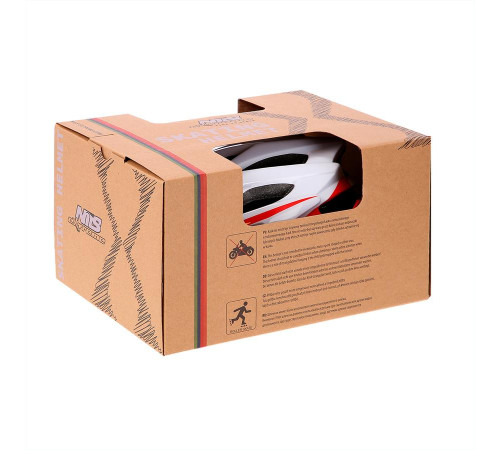 Шолом розмір L(59-65см) NILS EXTREME MTW210 червоно-білий