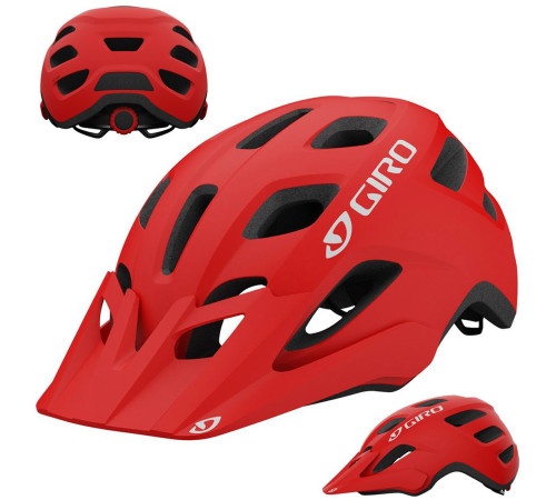 Шолом MTB GIRO FIXTURE 54-61cm trim червоно матовий Шолом MTB GIRO FIXTURE 54-61cm trim червоно матовий