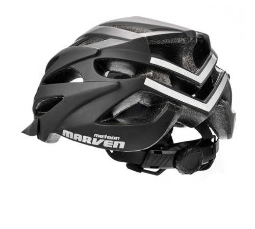 <h5><b>Шолом Meteor Marven 2, S 52-56 см, чорно-сірий</b></h5>