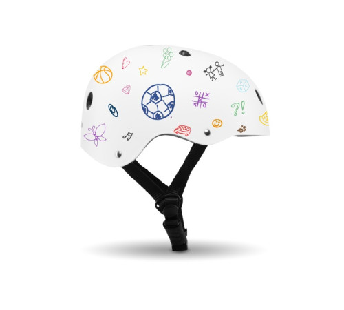 Велосипедний шолом Lionelo Helmet White