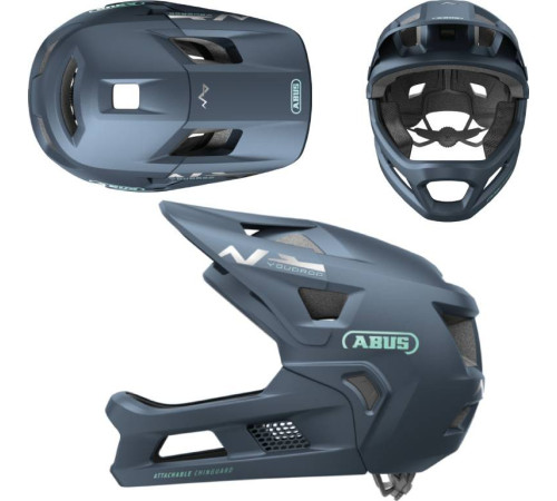 Шолом ABUS YOUDROP FF MIDNIGHT синій S 48-55cm Шолом ABUS YOUDROP FF MIDNIGHT синій S 48-55cm