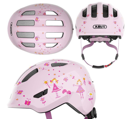 Дитячий шолом ABUS SMILEY 3.0 ROSE PRINCESS M Дитячий шолом ABUS SMILEY 3.0 ROSE PRINCESS M