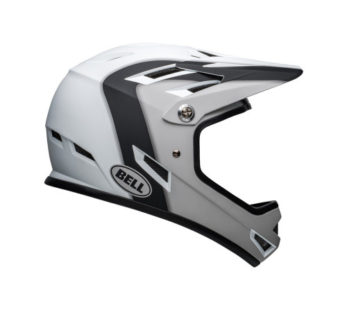 Шолом ROWEROWY BELL SANCTION FULL FACE S 52-54 біло-чорний