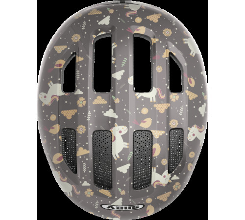 Шолом дитячий dziecięcy ABUS SMILEY 3.0 сірий коники M Шолом дитячий dziecięcy ABUS SMILEY 3.0 сірий коники M