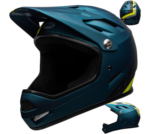 Шолом BELL Sanction full face L(58-60cm) синій матовий