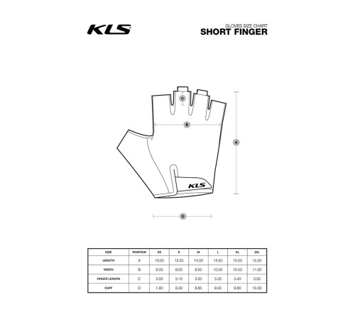 Рукавички KELLYS FACTOR короткі червоні XL