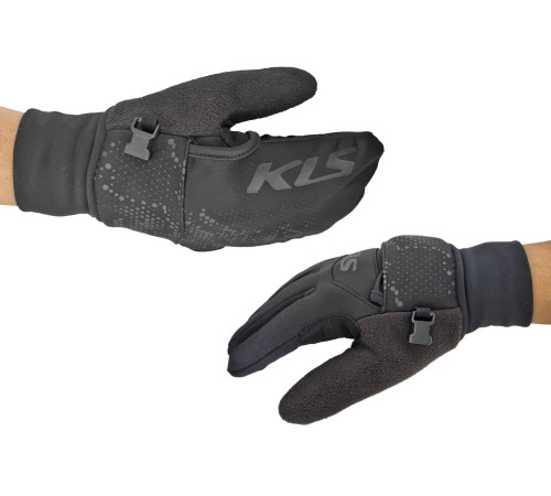 Зимові рукавички KELLYS WINTER CAPE M, чорні Зимові рукавички KELLYS WINTER CAPE M, чорні
