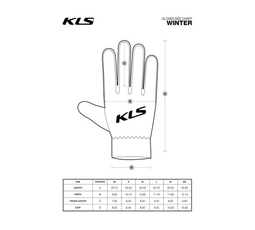 Зимові рукавички KELLYS BEAMER чорні L