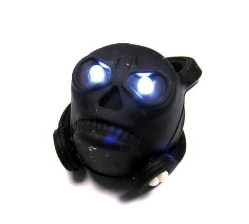 Ліхтар SKULL 2LED + батарейки