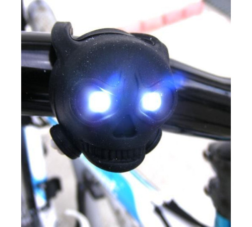 Ліхтар SKULL 2LED + батарейки