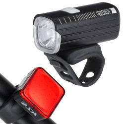 Комплект освітлення KLS LUMIO задня + передня 400 лм