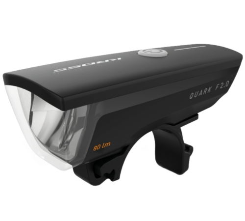 Ліхтар передній /акумулятор/ KROSS QUARK F2.0 80lm USB Чорний Ліхтар передній /акумулятор/ KROSS QUARK F2.0 80lm USB Чорний