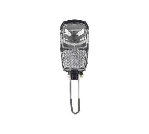 Лампа передня 1 LED 1W зі світловідбивачем JY-7008 чорна Лампа передня 1 LED 1W зі світловідбивачем JY-7008 чорна
