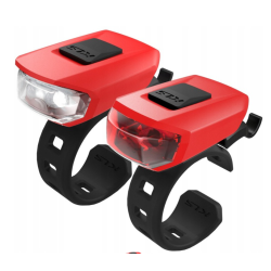 Велосипедні фари Kellys Vega акумулятор 10 лм, червоний