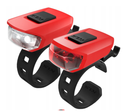 Велосипедні фари Kellys Vega акумулятор 10 лм, червоний