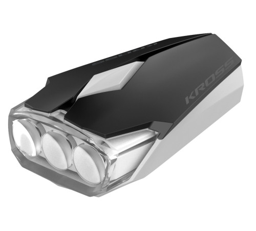 Передній ліхтар KROSS Lumi II 3 LED акумулятор Передній ліхтар KROSS Lumi II 3 LED акумулятор