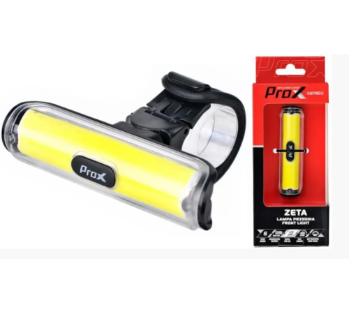 Ліхтар передній /акумулятор/ PROX ZETACOB LED 100Lm, 500mAh USB Ліхтар передній /акумулятор/ PROX ZETACOB LED 100Lm, 500mAh USB