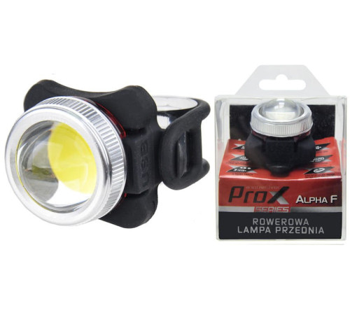 Лампа передня /АКБ/ PROX ALPHA F COB LED USB біла Лампа передня /АКБ/ PROX ALPHA F COB LED USB біла