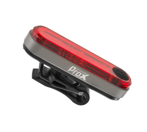 Ліхтар задній /акумулятор/ PROX WEGA LED COB 40 Lm USB, червоний