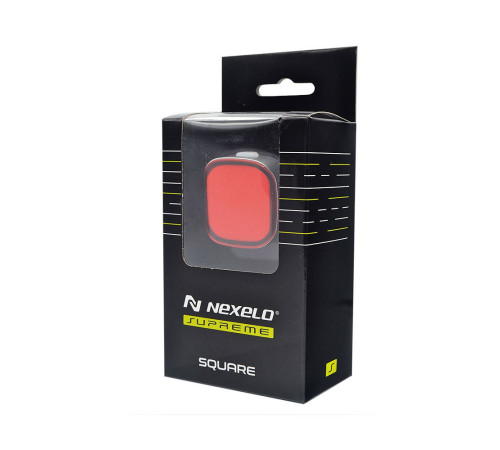 Ліхтар задній NEXELO SUPREME SQUARE 36 CHIP LED 3-funk, 3.7v 300mAh Ліхтар задній NEXELO SUPREME SQUARE 36 CHIP LED 3-funk, 3.7v 300mAh