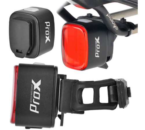 Велосипедна фара задня / PROX ARA I COB LED 50Lm, 400 mAh, USB-C, MEMORY MODE Велосипедна фара задня / PROX ARA I COB LED 50Lm, 400 mAh, USB-C, MEMORY MODE