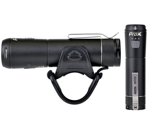 Ліхтар PROX RAN 900Lm, 2600mAh, USB-C, MAGNES, KLIPS, MEMORY, SAFE MODE