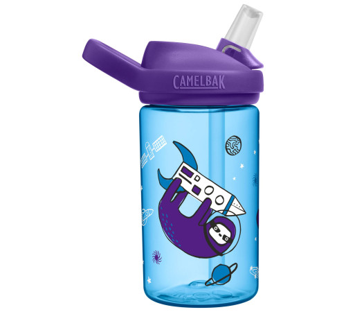 Пляшка CamelBak eddy+ Kids 400ml синя ракета Пляшка CamelBak eddy+ Kids 400ml синя ракета