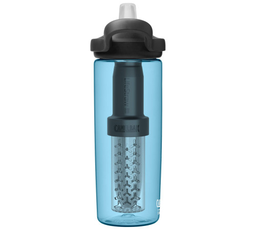 Пляшка CamelBak eddy+ LifeStraw 600ml голуба Пляшка CamelBak eddy+ LifeStraw 600ml голуба