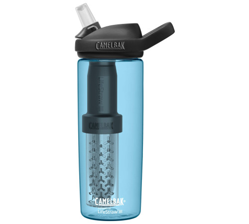 Пляшка CamelBak eddy+ LifeStraw 600ml голуба Пляшка CamelBak eddy+ LifeStraw 600ml голуба