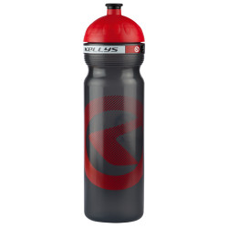 Пляшка для води  1л KELLYS KALAHARI червоний/чорний