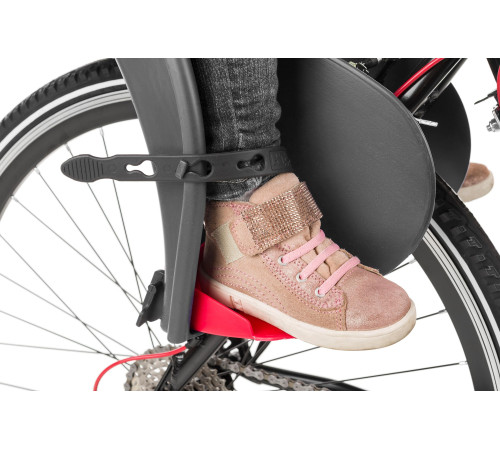 Дитяче велокрісло SANBAS під сідло - 26-28" - темно-сіре