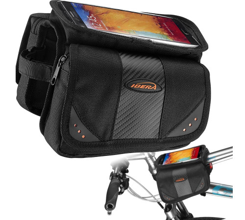 Сумка на раму IBERA TOP TUBE MINI PANNIERS TB7 Сумка на раму IBERA TOP TUBE MINI PANNIERS TB7