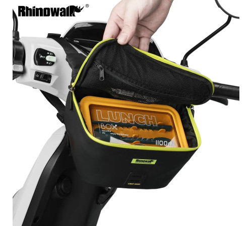 Сумка на кермо Rhinowalk E-Bike X21923 4 л, сіра