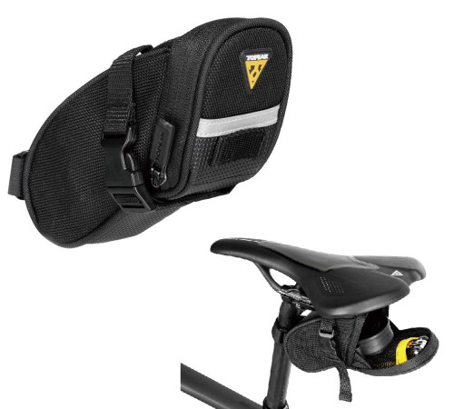 Велосумка TOEPAK AERO WEDGE PACK MICRO 0,4 Л 16x8x7,5 См - чорна Велосумка TOEPAK AERO WEDGE PACK MICRO 0,4 Л 16x8x7,5 См - чорна