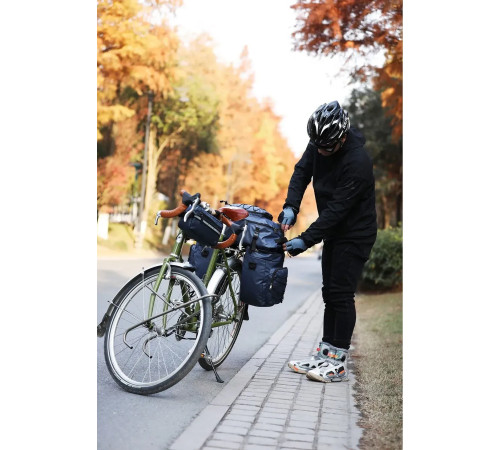 Велобаул 3-в-1 Rhinowalk X21606 65 л, синій