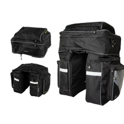 Сумка на багажник MERIDA BIG PANNIER 3 відділення 78л, чорна