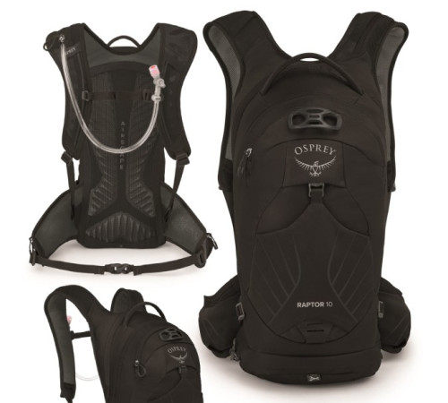 Велорюкзак OSPREY RAPTOR 10 V2 чорний 10л Велорюкзак OSPREY RAPTOR 10 V2 чорний 10л