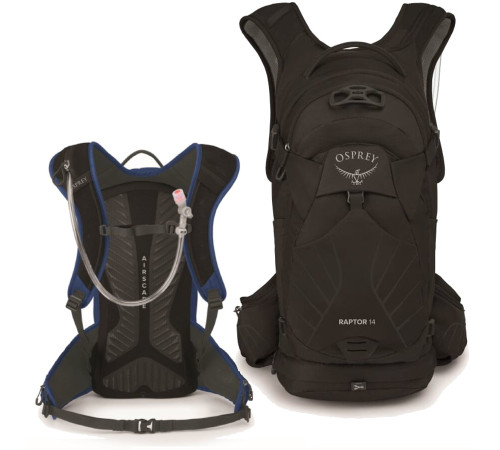 Рюкзак OSPREY RAPTOR 14 V2 чорний 14 л Рюкзак OSPREY RAPTOR 14 V2 чорний 14 л