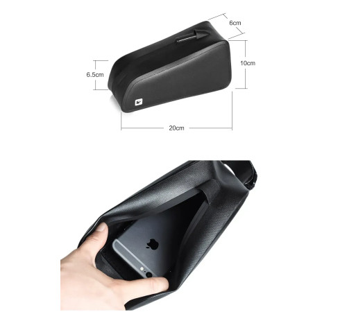 Чохол для телефона на раму Rhinowalk Bike Phone RK18330 1,2 л, чорний