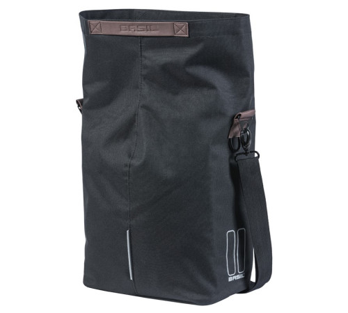 Сумка на багажник BASIL CITY SHOPPER 14-16 л, система гачок, чорна Сумка на багажник BASIL CITY SHOPPER 14-16 л, система гачок, чорна