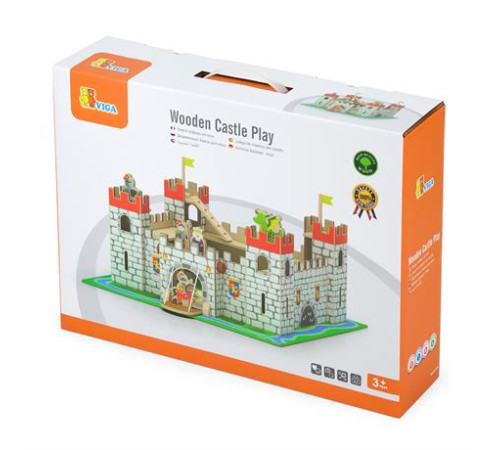 Дерев'яний набір Viga Toys Іграшковий замок (50310) Дерев'яний набір Viga Toys Іграшковий замок (50310)