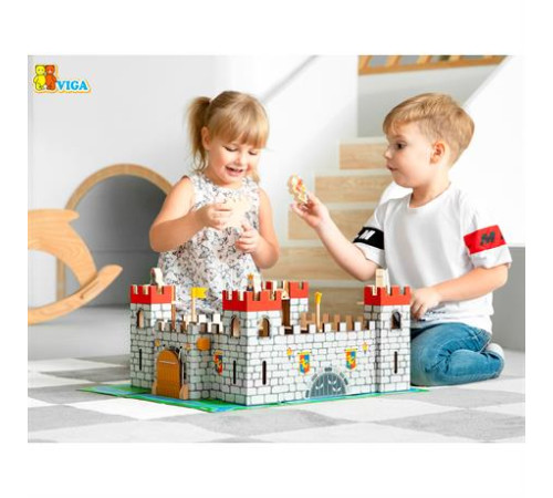 Дерев'яний набір Viga Toys Іграшковий замок (50310) Дерев'яний набір Viga Toys Іграшковий замок (50310)
