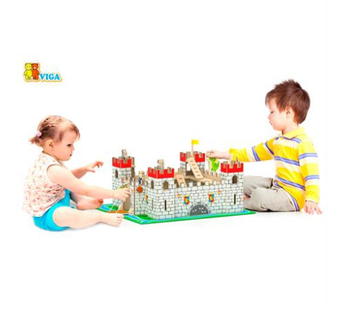 Дерев'яний набір Viga Toys Іграшковий замок (50310) Дерев'яний набір Viga Toys Іграшковий замок (50310)