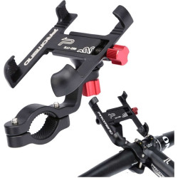 Велотримач для велосипеда, скутера, мотоцикла, коляски, смартфона, міцний тримач для телефону