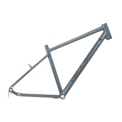 Чоловіча трекінгова рама Vellberg 28' алюмінієва 19' v-brake сірий