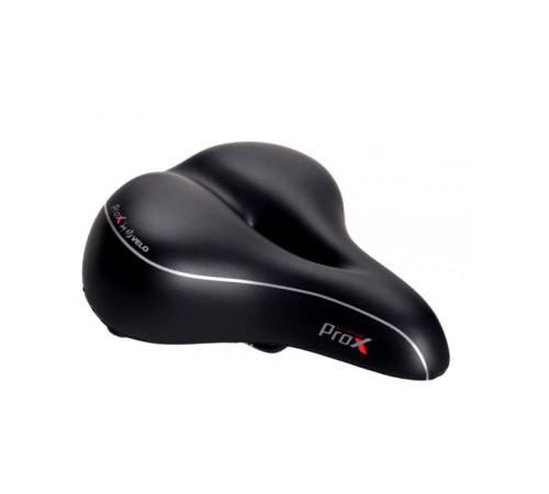 Сідло VELO PROX VL-6115S D2 пружина з отвором, чорний гель Сідло VELO PROX VL-6115S D2 пружина з отвором, чорний гель