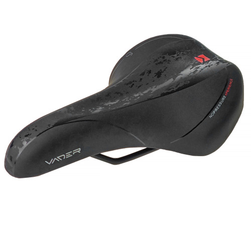 Сідло Cross MTB VADER 60st для чоловіків 165x275мм, Black S Сідло Cross MTB VADER 60st для чоловіків 165x275мм, Black S