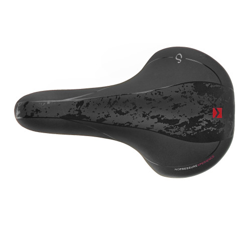 Сідло Cross MTB VADER 60st для чоловіків 165x275мм, Black S Сідло Cross MTB VADER 60st для чоловіків 165x275мм, Black S